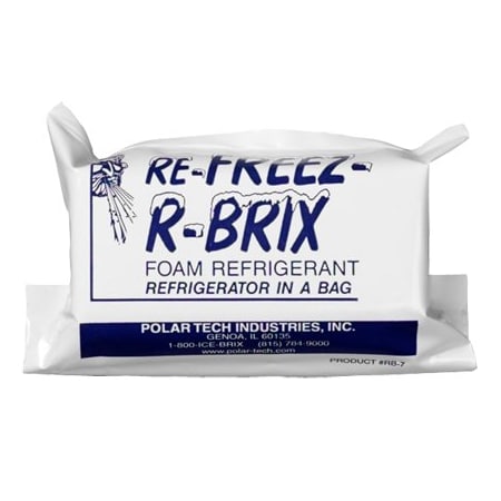Re-Freeze R Bricks 4 x 2 1/4 x 1-1/2'' Re-Freez-R-Brix Cold Bricks, 48PK BUY00027138